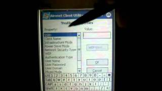 How to Set Up Cisco Wireless Card for Pocket PC 2002 [upl. by Dafodil]