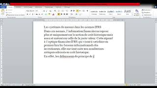 Consolidation et normes comptables internationales  Les systèmes de mesure dans les normes IFRS [upl. by Blainey650]