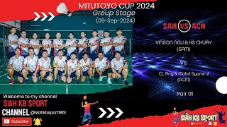 Mitutoyo Cup 2024 Group Stage 01 Game 01  SAM vs ACM [upl. by Armillas598]