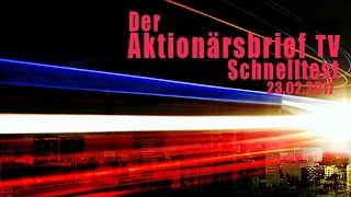 02032017  Schnelltest Der Aktionärsbrief [upl. by Faust519]