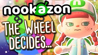 🎡Nookazon but THE WHEEL chooses what I buy  Animal Crossing New Horizons [upl. by Yeo234]