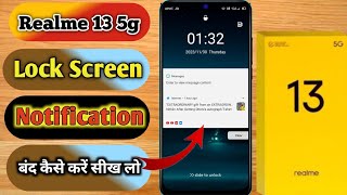 realme 13 5g lock screen notifications Lock screen notification off realme 13 5g [upl. by Atnohs884]