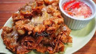 THE CRISPIEST CHICHARON BULAKLAK  FOODNATICS [upl. by Renrag]