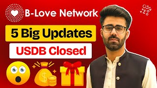 BLove Network Latest 5 Big Update Today  BLove Network USDB Fee Replace With BFIC [upl. by Rimidalv]