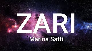 Marina Satti  ZARI στίχοι  Lyrics Eurovision 2024 Greece [upl. by Rosse]