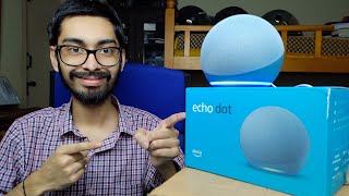 Amazon Echo Dot 4th Generation unboxing First Time Setup Pairing amp Funny Alexa Voice Testing Review [upl. by Nylrehc]