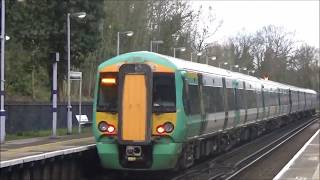 Trains at Sydenham Hill  31032018 [upl. by Aerdnaxela]