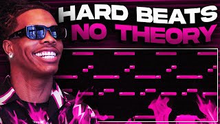 How To Make HARD BEATS With NO MUSIC THEORY  FL Studio Tutorial [upl. by Nnyletak]