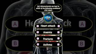 Atherosclerosis can lead to which of the following conditions cee medicalstudent entrance [upl. by Ennaitsirk]