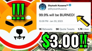 SHIBA INU PRICE AFTER 99 BURN REVEALED LONG TERM SHIBA INU PRICE PREDICTION  SHIB NEWS TODAY [upl. by Nohsyar]