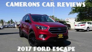 2017 Ford Escape SE 15 L 4Cylinder Turbo Review  Camerons Car Reviews [upl. by Melody662]