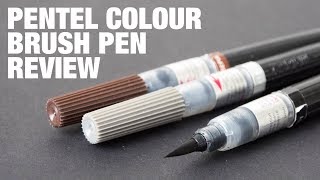 Review Pentel Color Brush Pen [upl. by Jaynes]