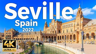 Seville 2022 Spain Walking Tour 4k Ultra HD 60 fps  With Captions [upl. by Adam]