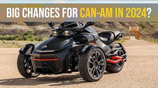 New 2024 CanAm Spyder amp Ryker Lineup  My Honest Impressions [upl. by Nanyt933]