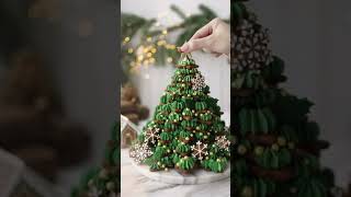 Albero di Natale con biscotti di pan di zenzero Divertiti a cucinare facilecondecora shortvideo [upl. by Keeley]