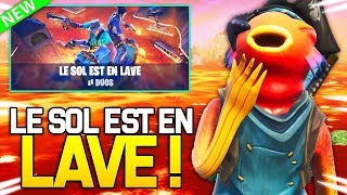 LE NOUVEAU MODE LE SOL EST EN LAVE EST ENFIN SORTI SUR FORTNITE [upl. by Lundeen]