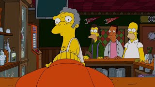 The Simpsons  Larry Dies at Moes Tavern [upl. by Aicad]