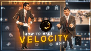 Full velocity edit tutorial on alight motion [upl. by Atilrahc]