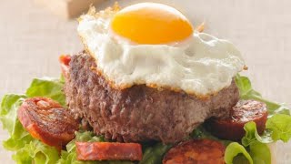 Recette  Steak haché et oeuf [upl. by Enidaj]