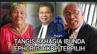 Tangis Bahagia Ibunda EPHORUS HKBP TERPILIH Pdt Dr Victor Tinambunan MST 20242028 [upl. by Emarej]