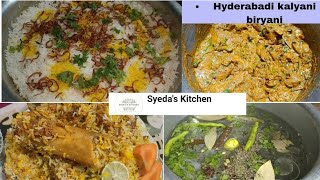 Hyderabadi kalyani biryani recipe for 15 people [upl. by Kimbell747]