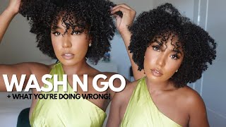 What You’re Doing Wrong On Your Wash N Go  2 product  3C4A HAIR  defined curls  LAUREN CAMILLE [upl. by Lemon]