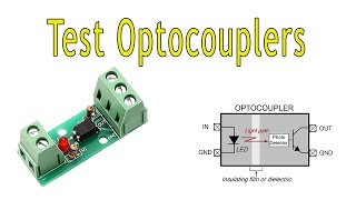 How Optocoupler Work  Testing Optocouplers [upl. by Gitlow]