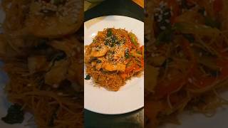 Rice Vermicelli chicken noodles quick and easy recipe food [upl. by Kym]