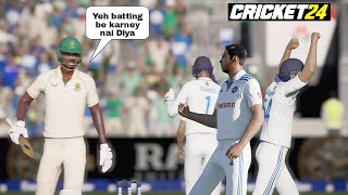 FRUSTRATED 🥴 Proteas  Ashwin vs Tailenders  Cricket 24 [upl. by Anile]