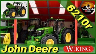 JOHN DEERE 6210r by WIKING in 132  Farm model review 42 [upl. by Sudaorb56]