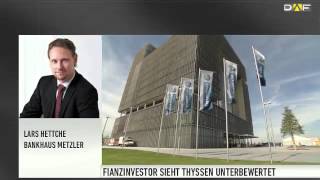 ThyssenKrupp Kapitalerhöhung nicht vom Tisch [upl. by Gwenore]