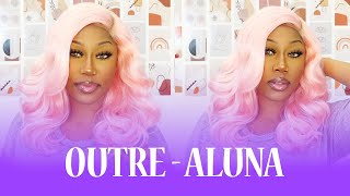 Outre HD Lace Front Wig SleekLay Glueless Deep C Lace Part Wig  Aluna EBONYLINECOM [upl. by Barthold]