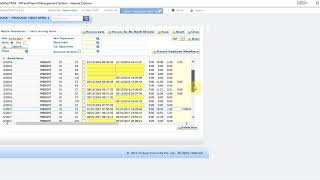 Web PayTRAX HR amp Payroll Software  Attendance ModuleVerify Working Hours [upl. by Sitnalta]