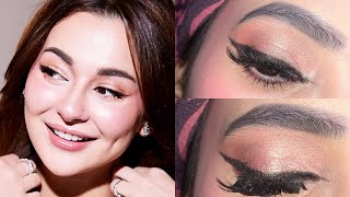 Hania Amir’s Inspired Eye Makeup Tutorial pinkish eye look [upl. by Cullen764]