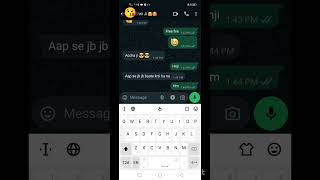 😍Whatsapp chatting video with song lyrics🥰 chatting trending viral shorts gfchatting like🥰 [upl. by Atsahc]