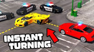 Instant Turning Car To Escape In GTA5 RP [upl. by Ansel]