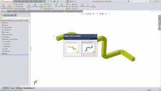 SOLIDWORKS Tutorial Unbend or Straighten Bars and Tubes  Video 1 [upl. by Atteram822]