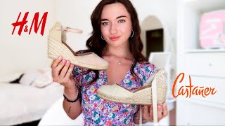 CastaÃ±er Carina 60 VS HampM Wedge Espadrilles [upl. by Sage820]