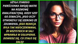 NIE UWIERZYSZ CO SZEF ODKRYŁ KIEDY ZOBACZYŁ JEJ PIERŚCIONEK PODCZAS ROZMOWY KWALIFIKACYJNEJ [upl. by Ihcas]