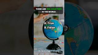 🌎🧠🌐 True or False Quiz There Are 206 Countries in the World trueorfalse quiz facts [upl. by Burrton]