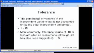 Multicollinearity  Explained Simply part 2 [upl. by Celine]