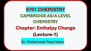 AS Enthalpy Change Exothermic amp Endothermic reaction Energy level diagram Lecture 1 [upl. by Akcinahs491]