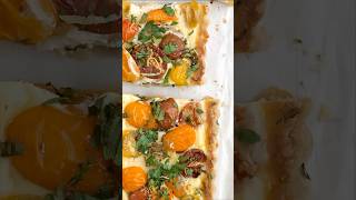 Tarte aux tomates multicolores  shorts recette cuisine tutorial [upl. by Aztinay760]