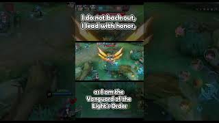 🔥 Tigreal The Vanguard of the Light – Leading with Honor Never Backing Down mobilelegends mlbb [upl. by Wilser]