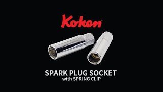 Koken SPARK PLUG SOCKET with SPRING CLIP [upl. by Roee]