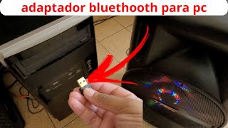 adaptador bluetooth para pc conectando caixa de som [upl. by Yroc]