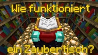 MinecraftTutorial Zaubertisch Enchantment Table  Wie funktioniert ein Zaubertisch PMT008 [upl. by Ferdie210]