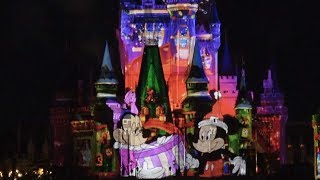 TDL 4K 綺麗！「ディズニー・ギフト・オブ・クリスマス」Newcastle projection quotDisney gift of christmasquot [upl. by Indyc800]