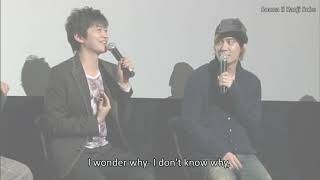 ENG SUBS Shimono Hiro to Suzuki Tatsuhisa quotCould you act more like a juniorquot [upl. by Thurlough]