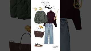 Basic outfit inspo fashionoutfit fashionstyle jewelrylover jewellryaddict styletips outfit [upl. by Mary229]